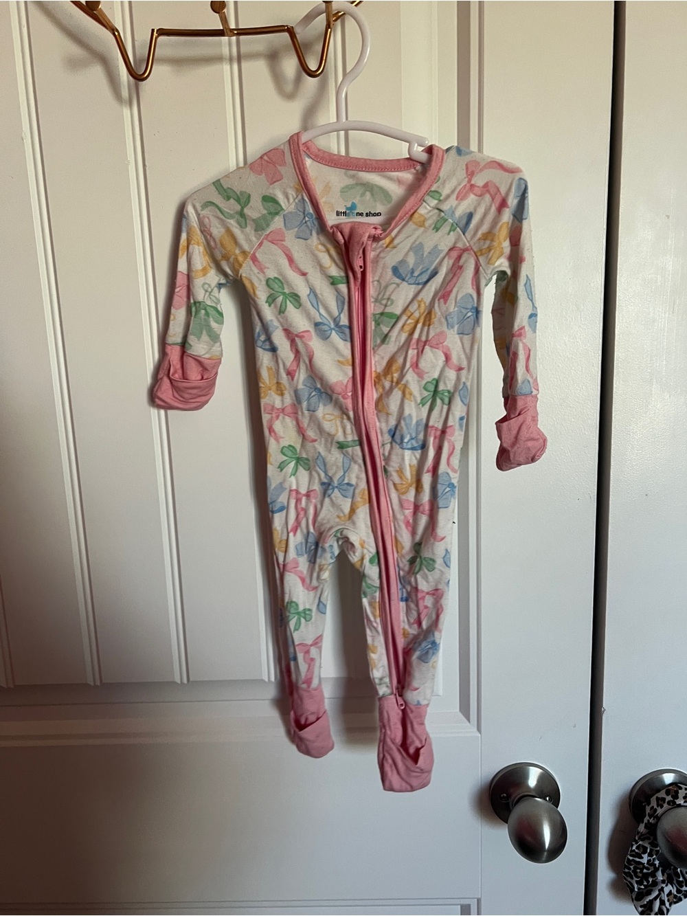 little one shop bow sleeper newborn